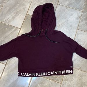 Calvin Klein cropped hoodie